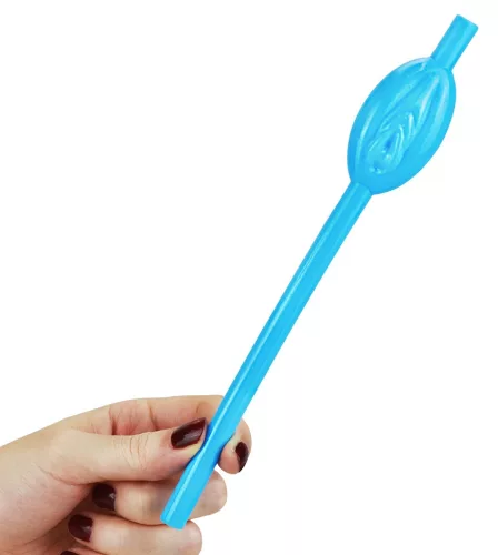 Színes Punci Vulva Szívószálak x9