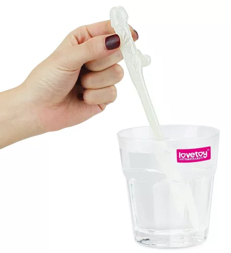 Foszforeszkáló szívószálak Penis x9