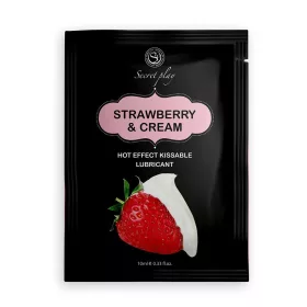 Strawberry & Cream Lubricant 10 ml Hot Effect