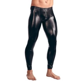   Fekete Vinyl Hatású Nadrág – Stílusos és szexi viselet