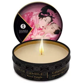   SHUNGA – Massage Candle with Rose for Intimate Pampering 30 ml