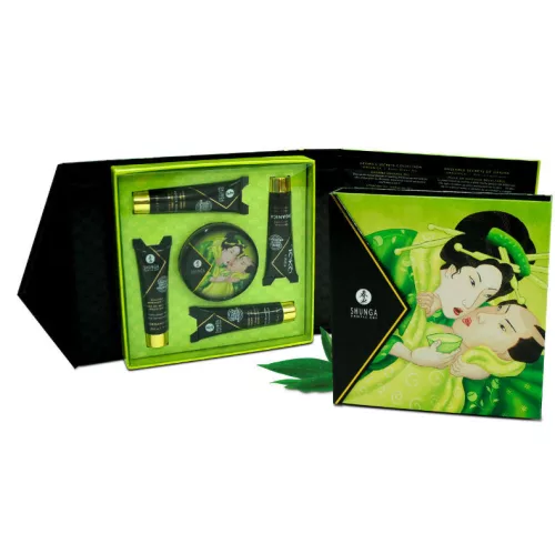 SHUNGA - secret geisha organic green tea set