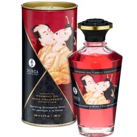 SHUNGA - Strawberry and Cava Spicy Massage Oil 100 ml