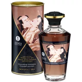   SHUNGA – Intense chocolate-scented massage oil, warming effect