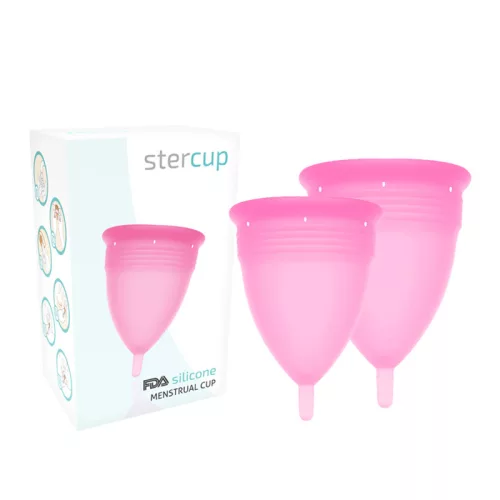 STERCUP – Premium Silicone Menstrual Mug S+L Pink
