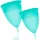 STERCUP – premium silicone menstrual cups S+L aquamarine