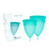 STERCUP – premium silicone menstrual cups S+L aquamarine