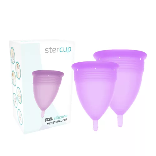 STERCUP – premium silicone menstrual cups (S + L)