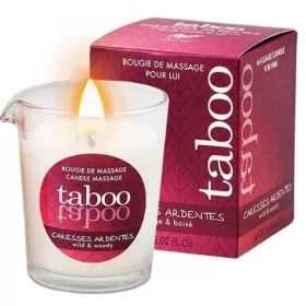 RUF Taboo – sensual massage candle for men with pine scent