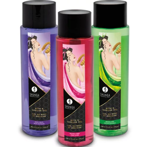 Shunga fürdő- és tusgél - cseresznyeillatú, 370ml
