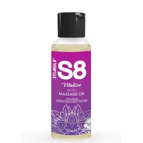   STIMUL8 S8 – Vitalizáló erotikus masszázs olaj lime 50 ml