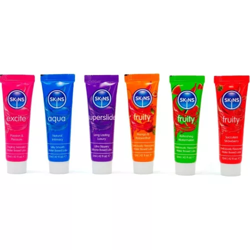 SKINS – Vital & Frissítő síkosító szett 6 x 12 ml