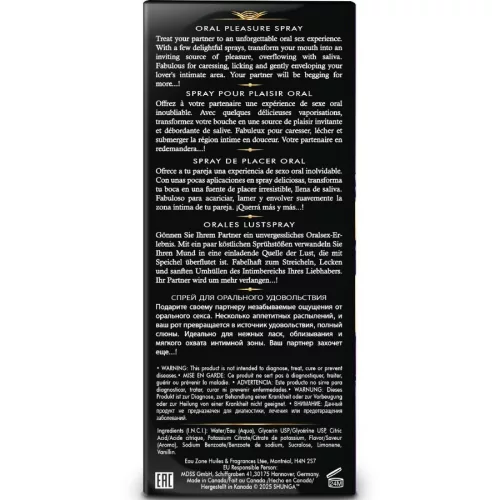 SHUNGA – Seductive Fruit Flavoured Pleasure Spray 20 ml