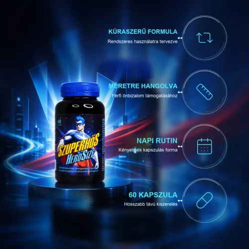 Superhero Hero Size Capsules - 60 PCS