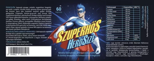 Superhero Hero Size Capsules - 60 PCS