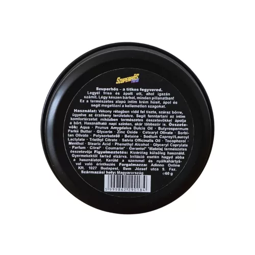 Superhero Fresh Intimate Cream Deodorant for Men - 60G