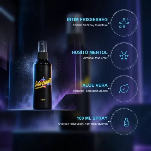 Superhero Fresh Intimate Spray Deodorant for Men - 100ML